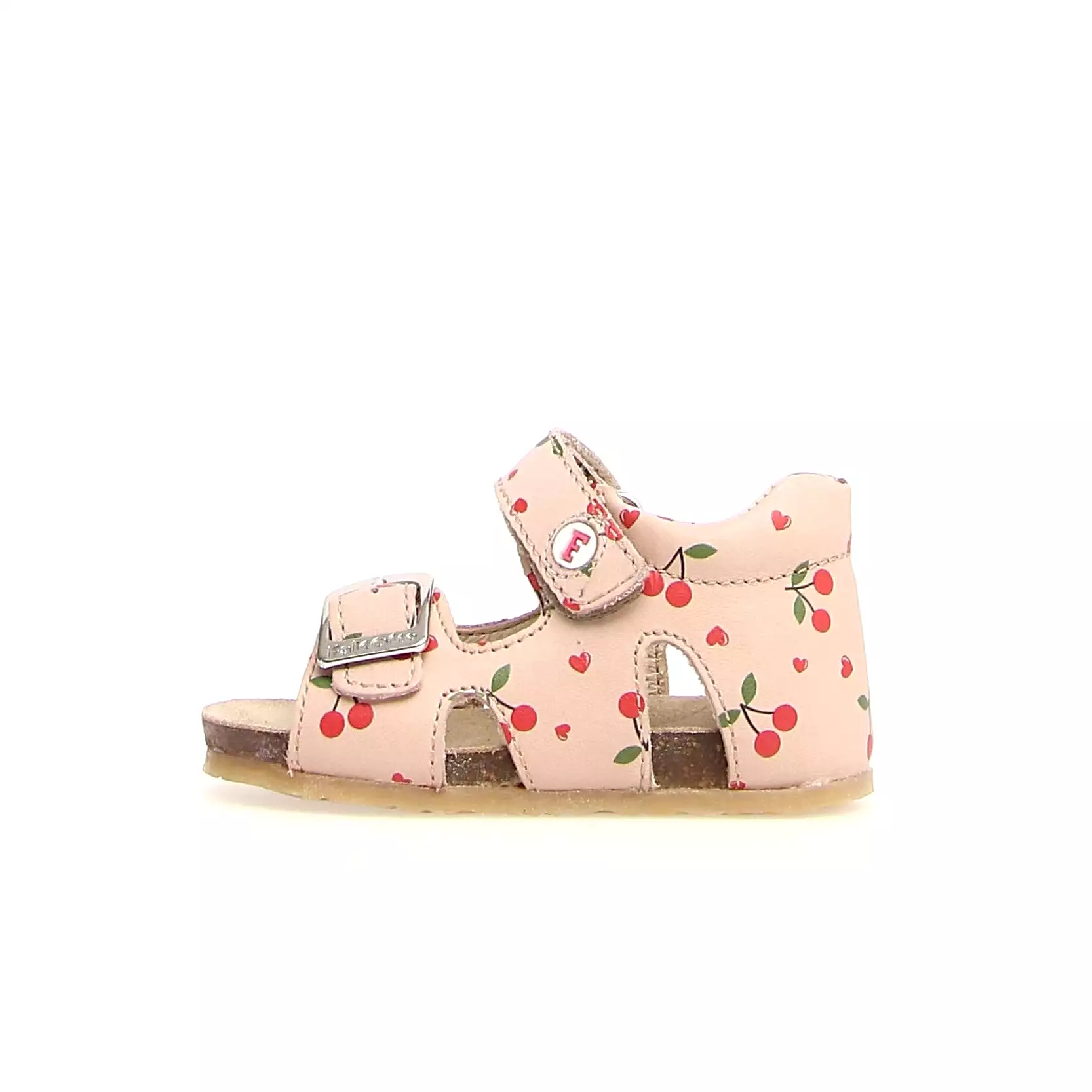 Falcotto Bea Girl's Sandals - Pretty Cherries Cipria