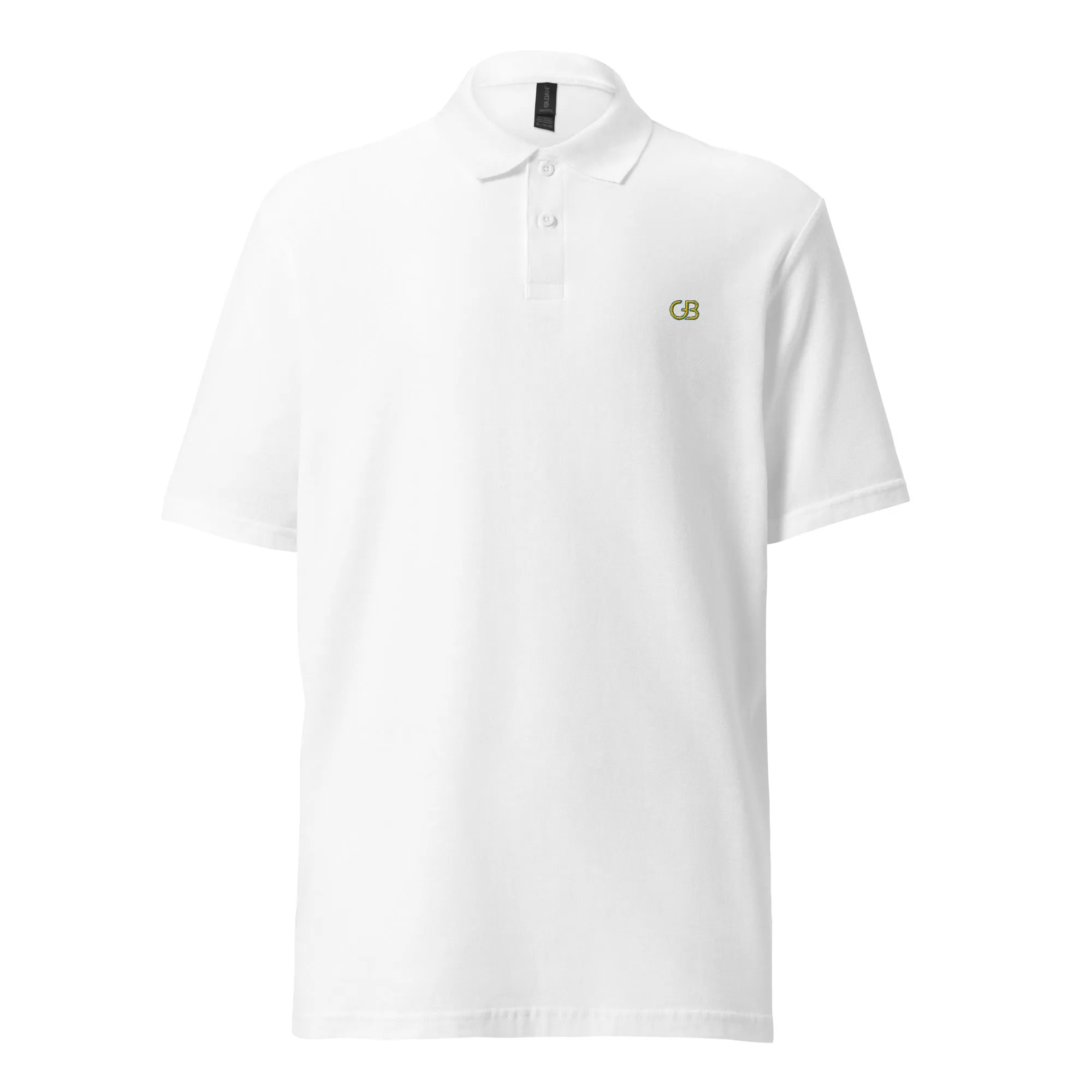 Gerald Black Unisex Pique Polo Shirt YelBlu