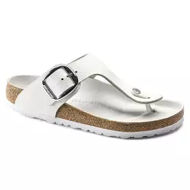 Gizeh Big Buckle - White Natural Leather||Gizeh grosse boucle - Cuir naturel blanc