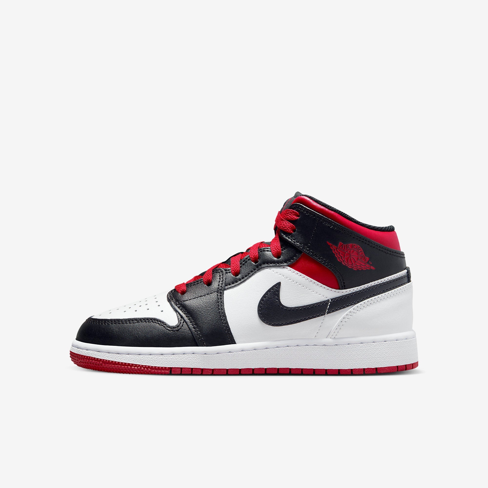 (GS) Air Jordan 1 Mid 'Gym Red / Black Toe' (2023) DQ8423-106