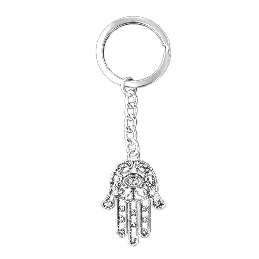 Hamsa Hand Keychain