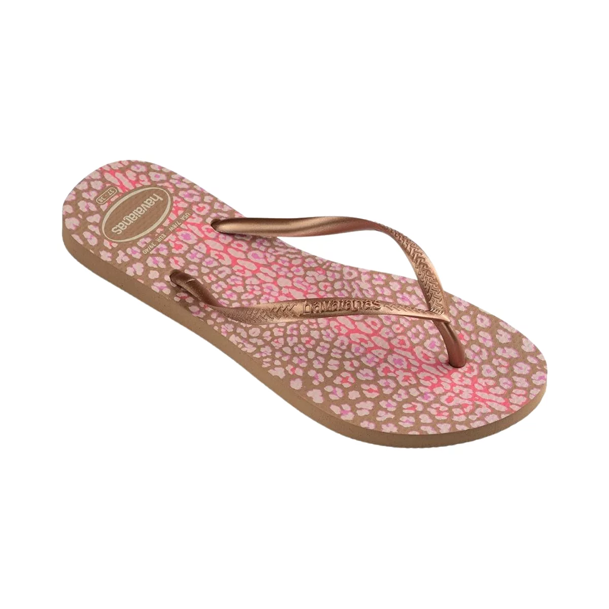 Havaianas Girl's Slim Animals Rose Gold (Sizes 2930-3334)