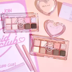 Heart Blush Pink Eyeshadow Glitter Palette 10-color - Kimi