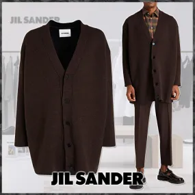 Jil Sander  |Wool Nylon Street Style Designers Cardigans