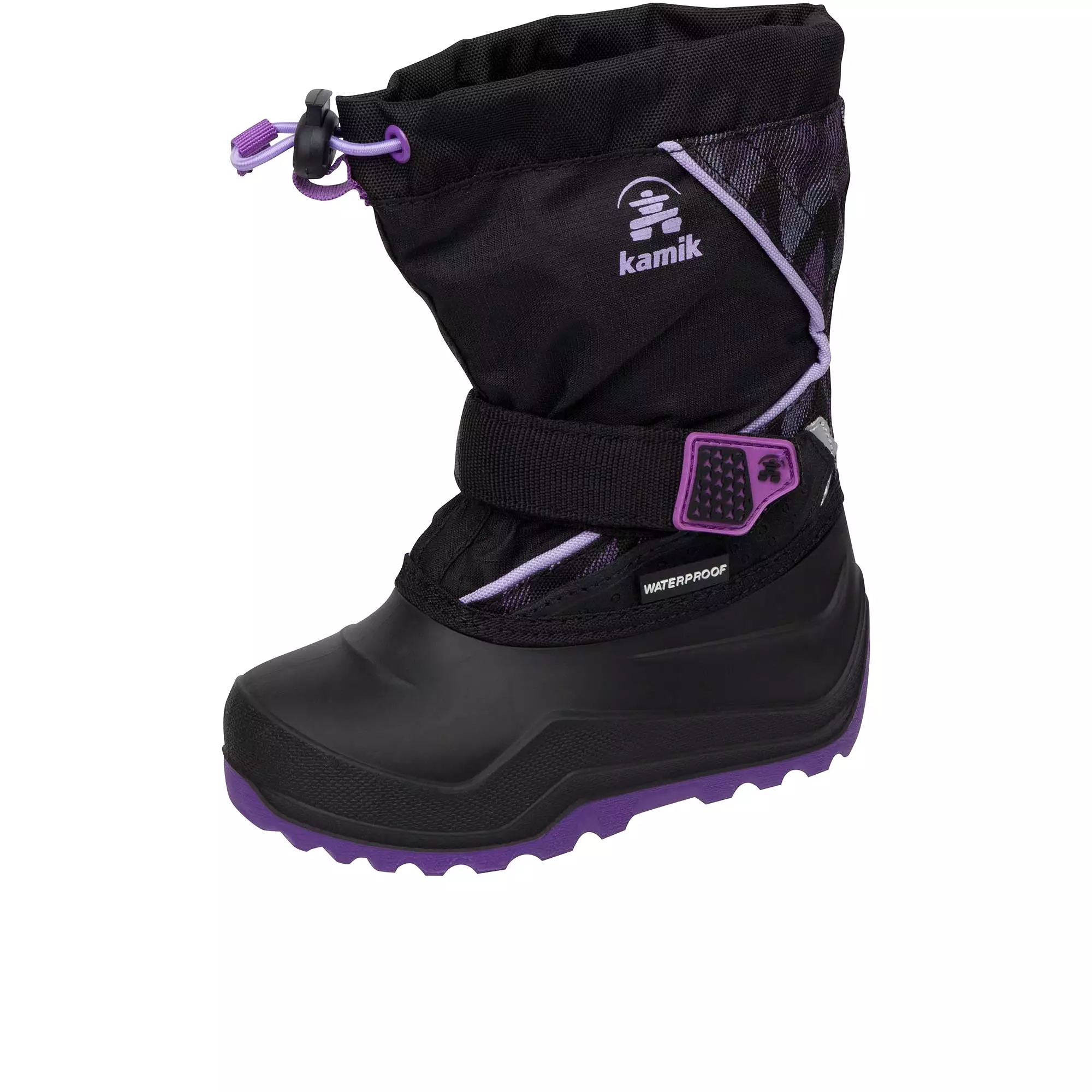 Kamik Childrens Snowfall P2 Black Purple