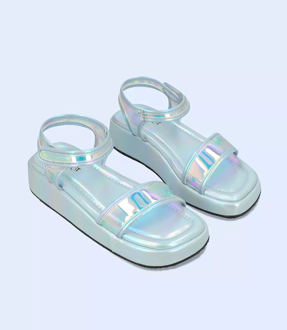 KG0111-SILVER-Girls Sandals