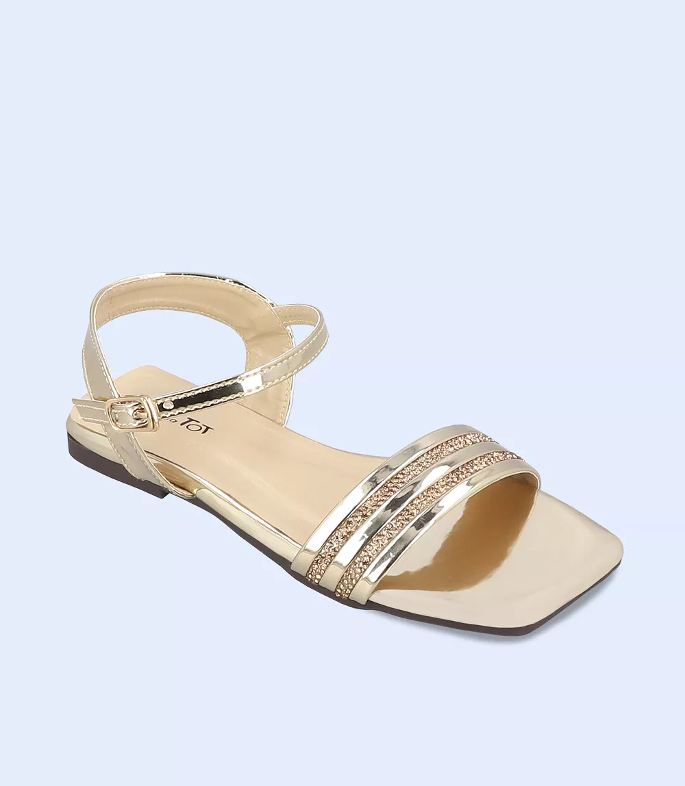 KG0118-GOLDEN-Girl Sandals