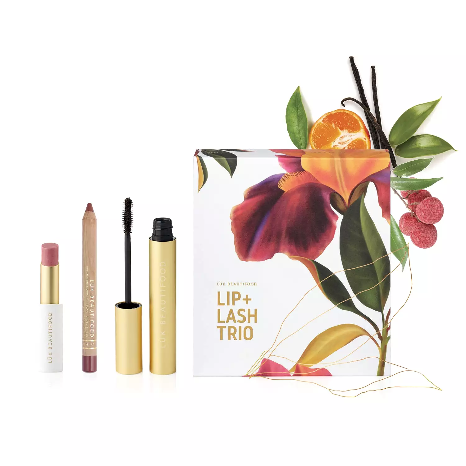 Luk Beautifood Lip Lash Trio Espresso Christmas Gift pack