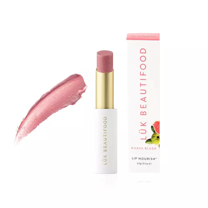 Luk Beautifood Lip Nourish Organic Natural Lipstick Guava Blush