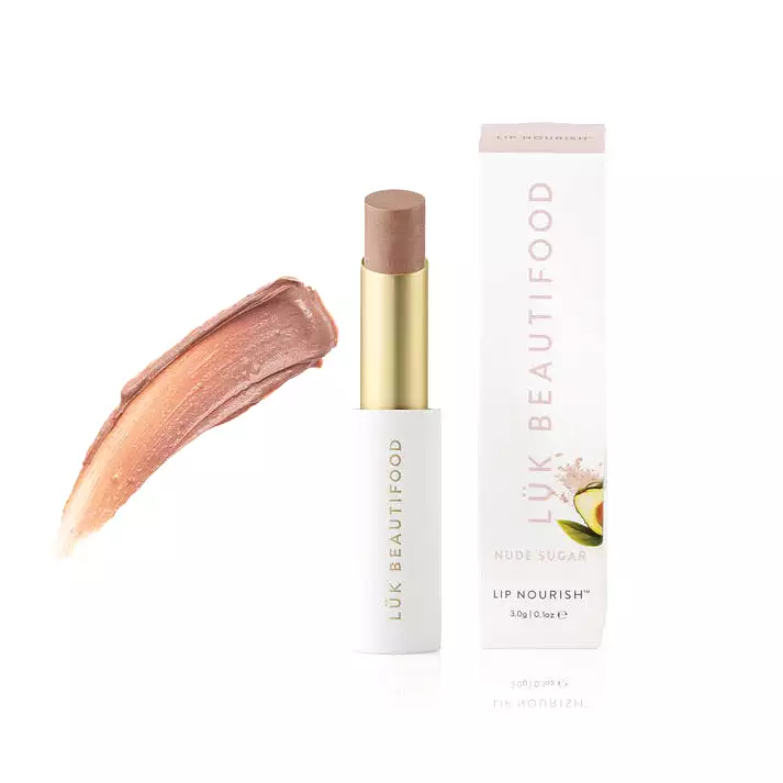 Luk Beautifood Lip Nourish Organic Natural Lipstick Nude Sugar