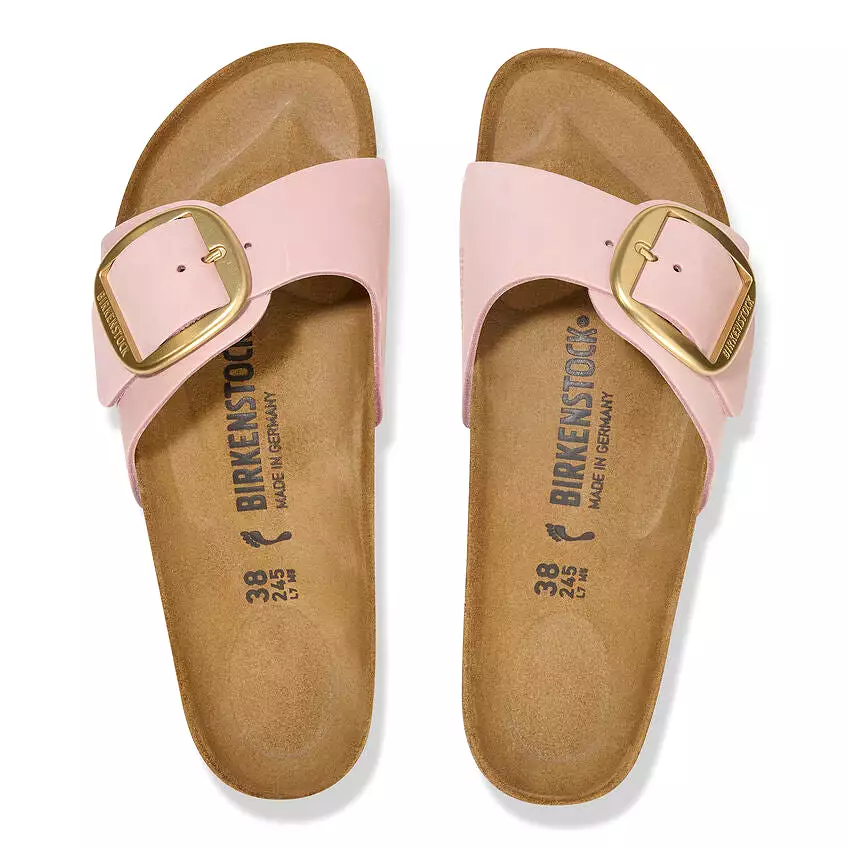 Madrid Big Buckle - Soft Pink Nubuck||Madrid Grosses Boucles - Nubuck rose ple