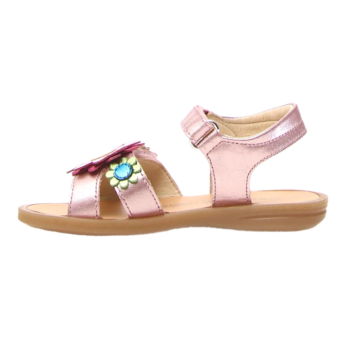 Naturino Girl's (Sizes 27-29) Alathe Pink Flower Sandal