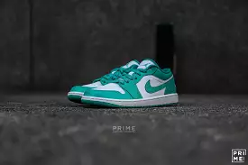 Nike Air Jordan 1 Low White / Emerald / White  (DC0744 132)