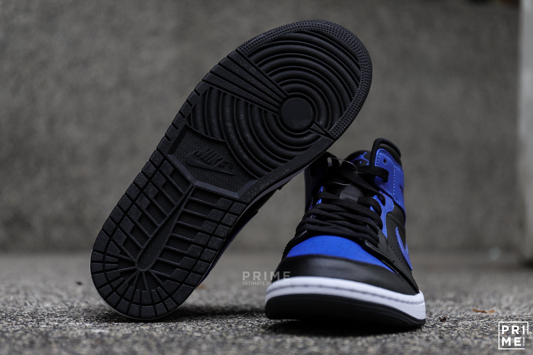 NIKE Air Jordan 1 MID “Hyper Royal” Black/Hyper Royal/White (554724 077)