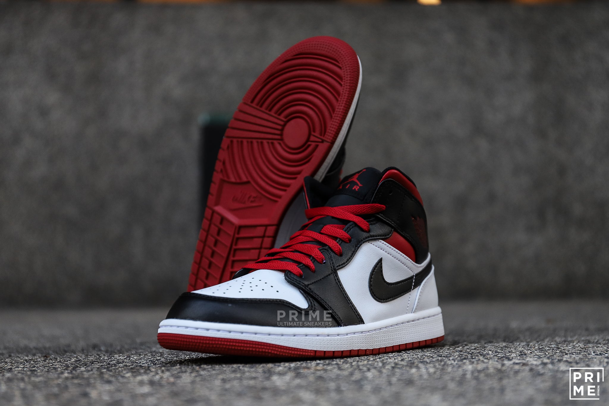 Nike Air Jordan 1 Mid White Gym Red (DQ8426 106)