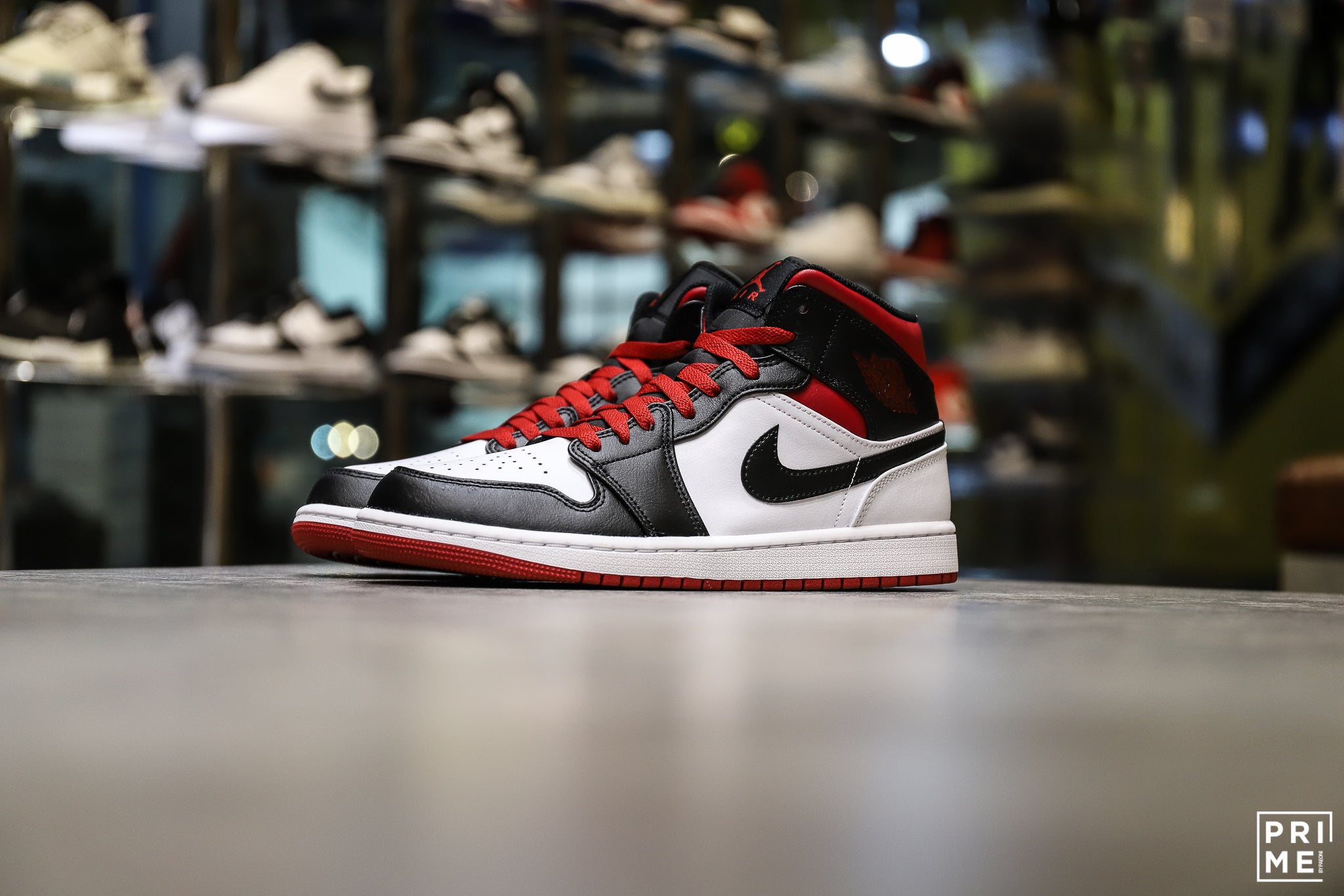 Nike Air Jordan 1 Mid White Gym Red (DQ8426 106)