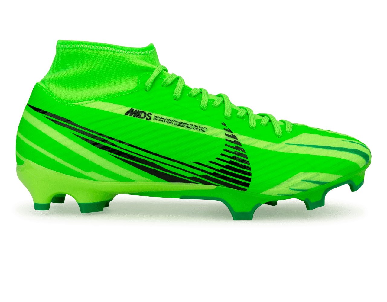 Nike Men's Zoom Mercurial Superfly 9 Academy MDS FG/MG Green Strike/Black