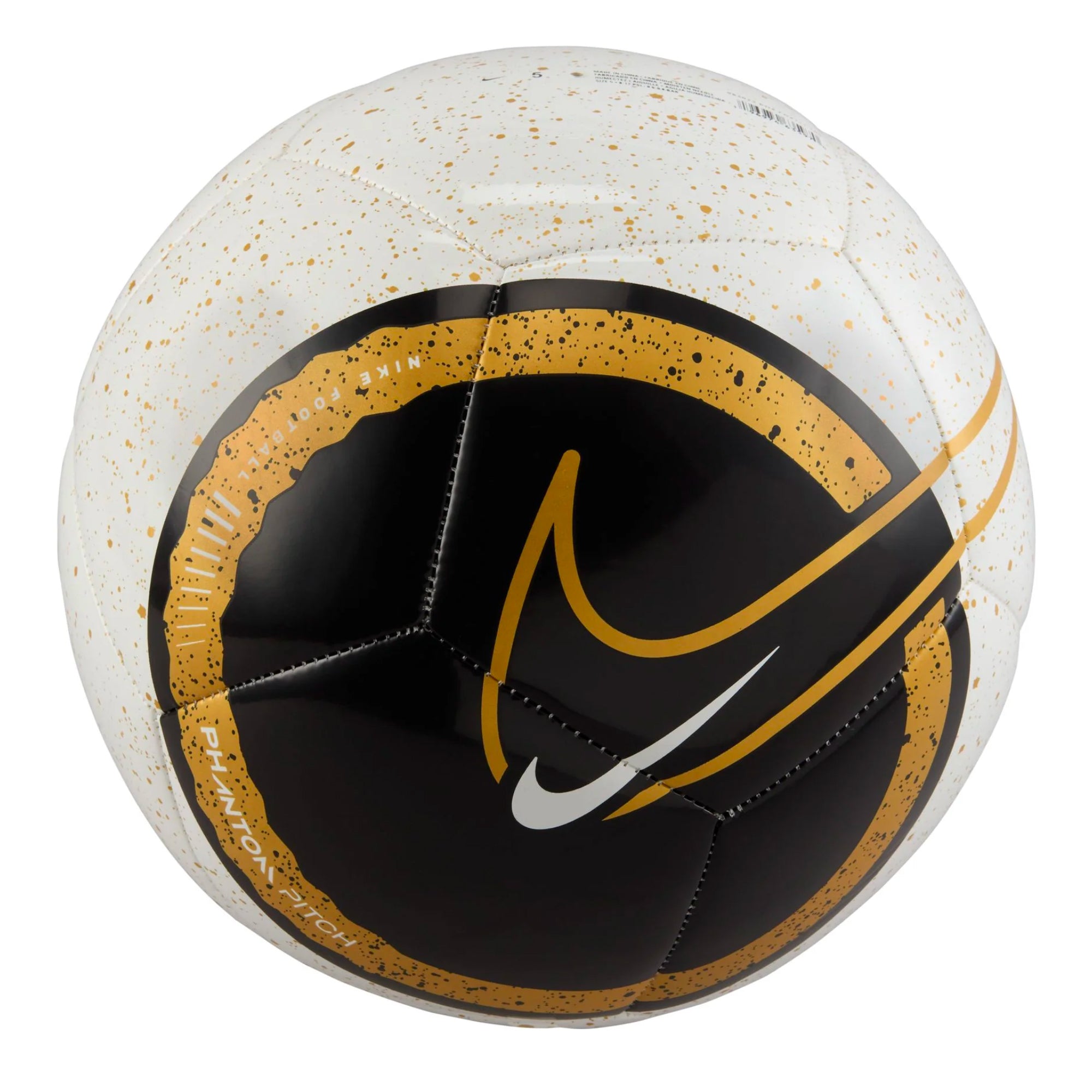 Nike Phantom Pitch Ball White/Black/Gold