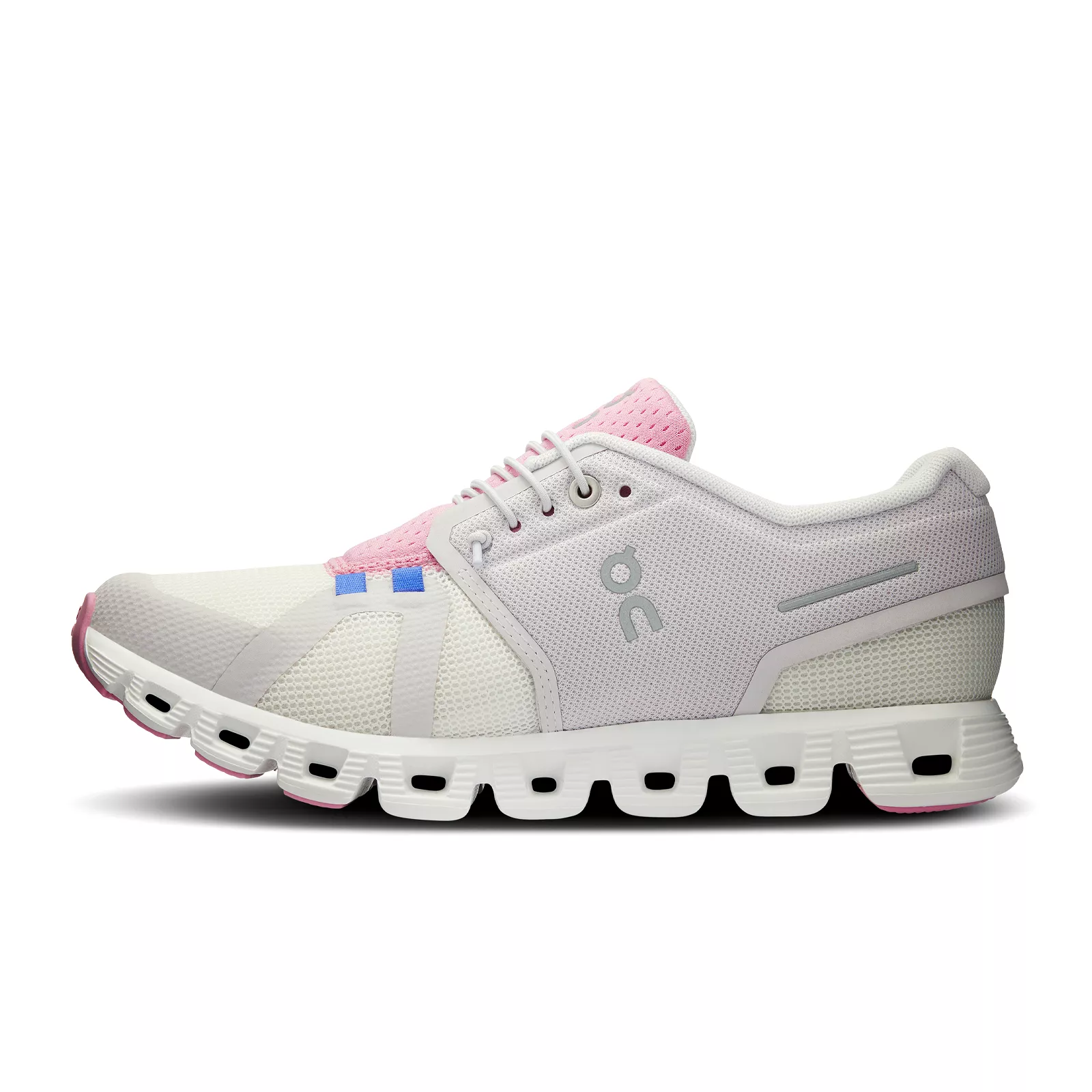 On Running Cloud 5 Push Running Shoe (Women) - Ivory/Blossom