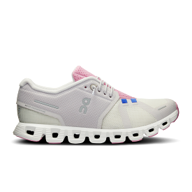 On Running Cloud 5 Push Running Shoe (Women) - Ivory/Blossom