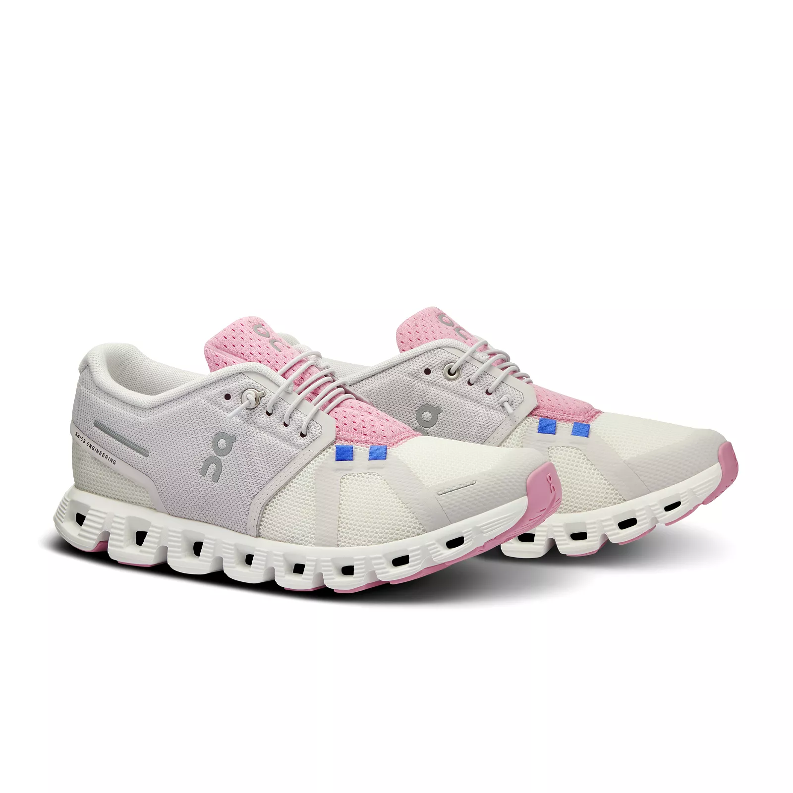 On Running Cloud 5 Push Running Shoe (Women) - Ivory/Blossom