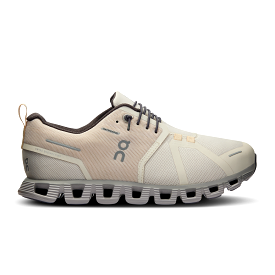 On Running Cloud 5 Waterproof Running Shoe (Women) - Pearl/Fog