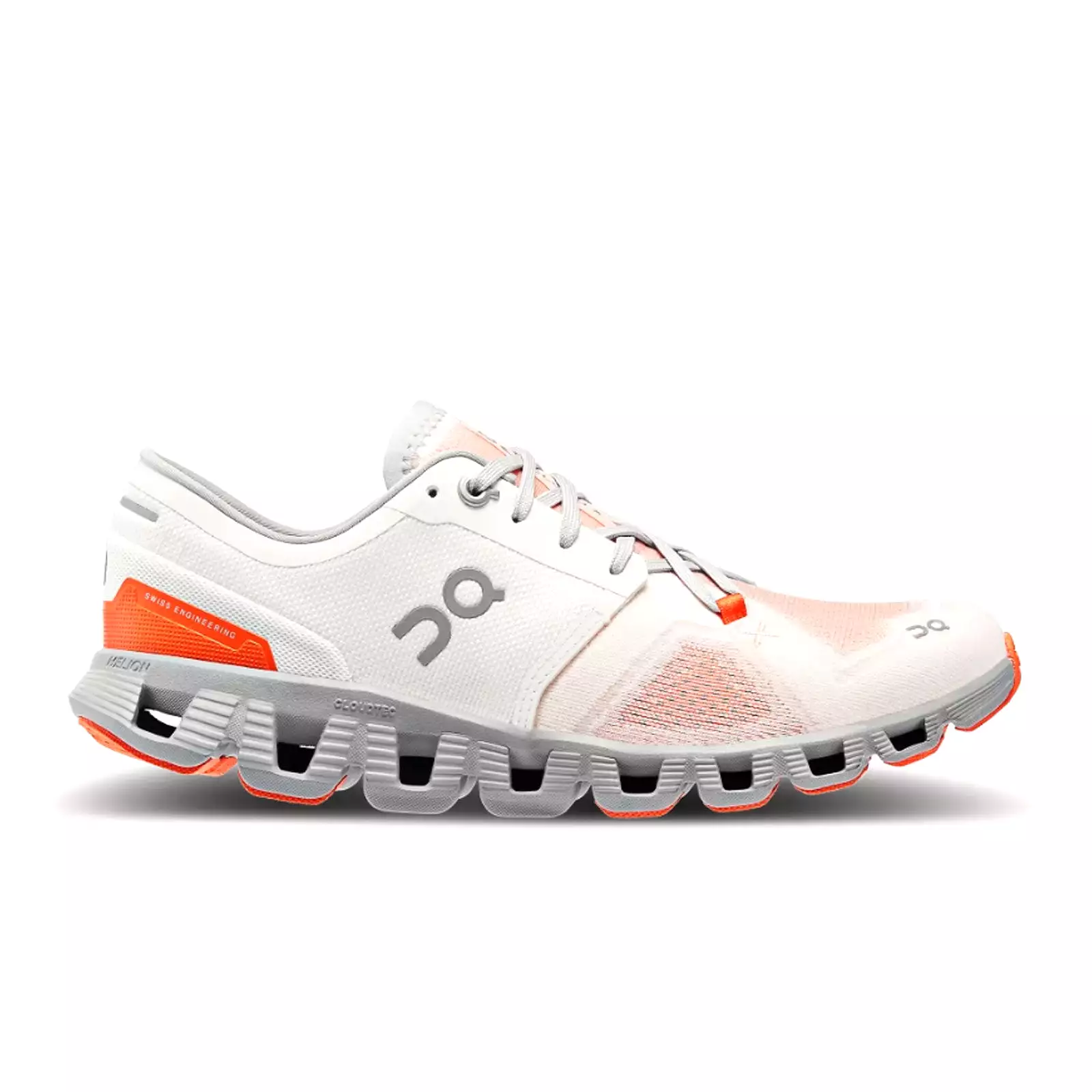 On Running Cloud X 3 Running Shoe (Women) - Ivory/Alloy