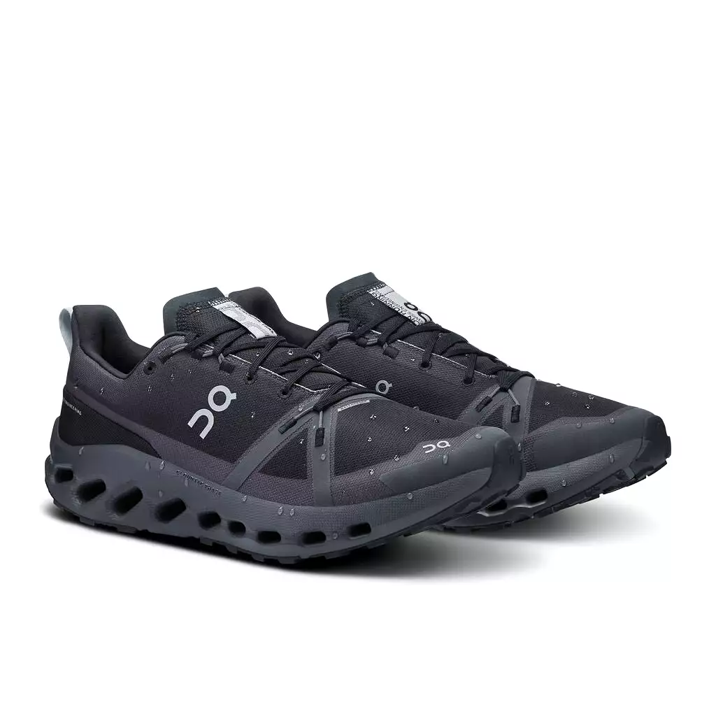 On Running Cloudsurfer Trail Waterproof (Mens) - Black/Eclipse