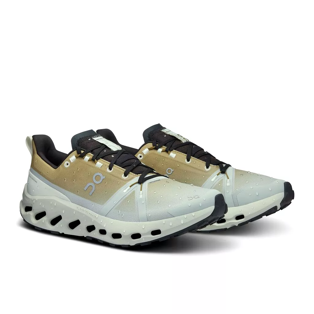 On Running Cloudsurfer Trail Waterproof (Mens) - Safari/Mineral