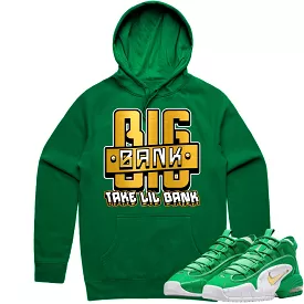 Penny 1 Stadium Green 1s Hoodie to Match - GOLD METALLIC BIG BANK