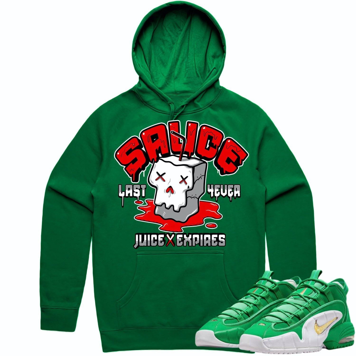 Penny 1 Stadium Green 1s Hoodie to Match - RED SAUCE