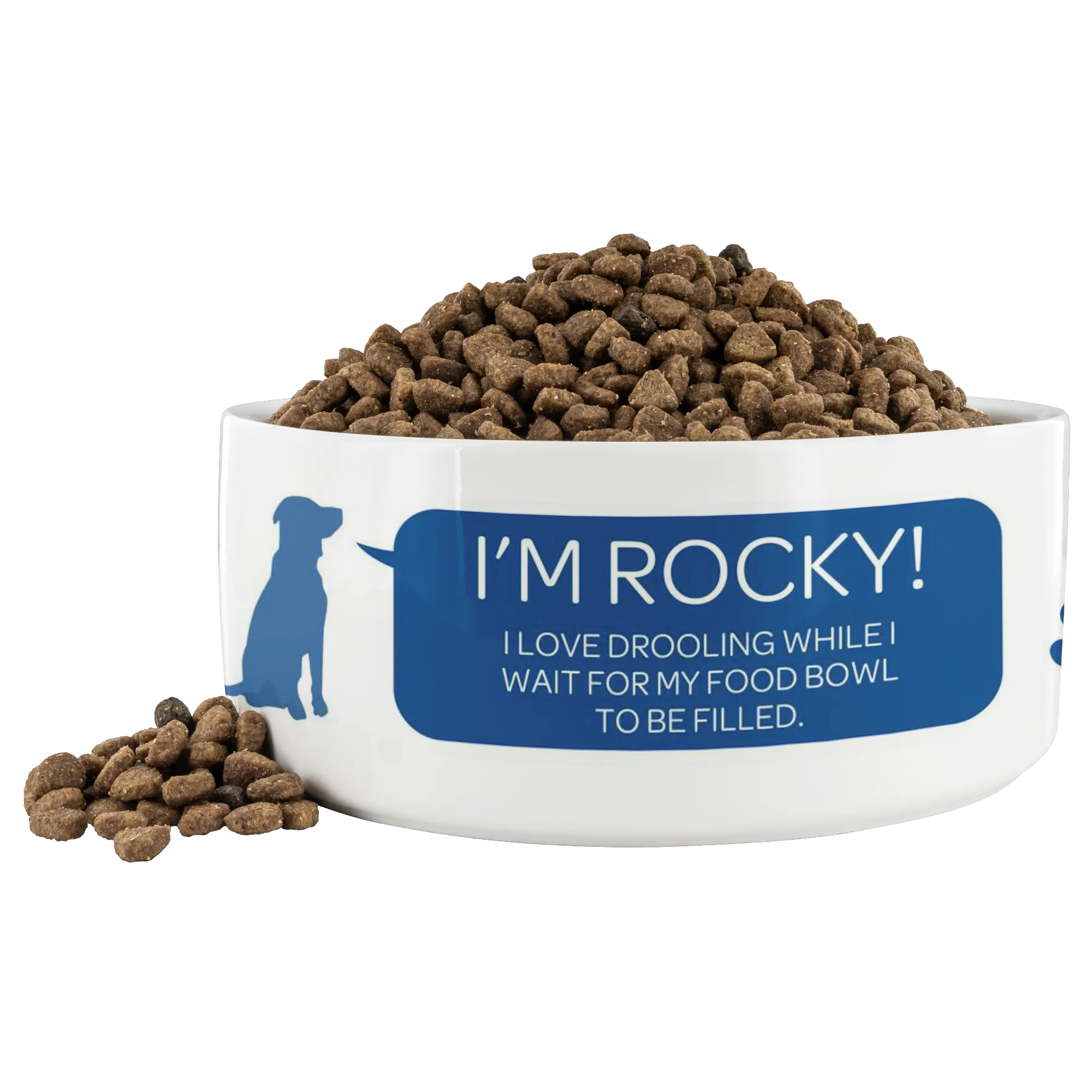 Personalized Ceramic Dog Bowl