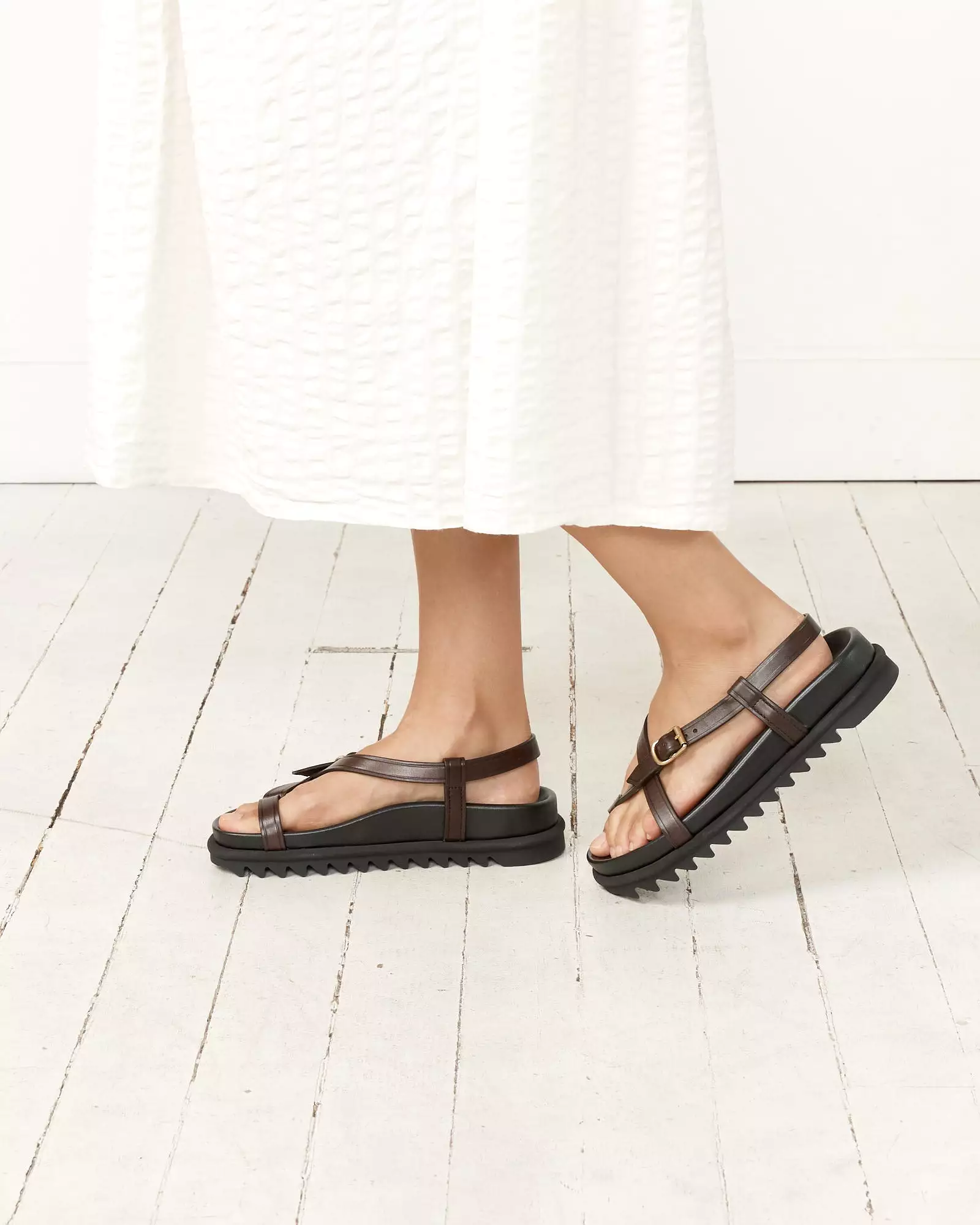 Platform Sandals in Black