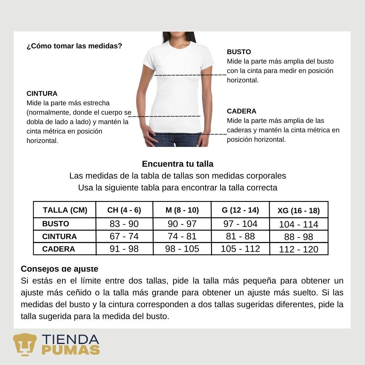 Playera Nike Pumas UNAM Mujer Pre Match FD9232-101