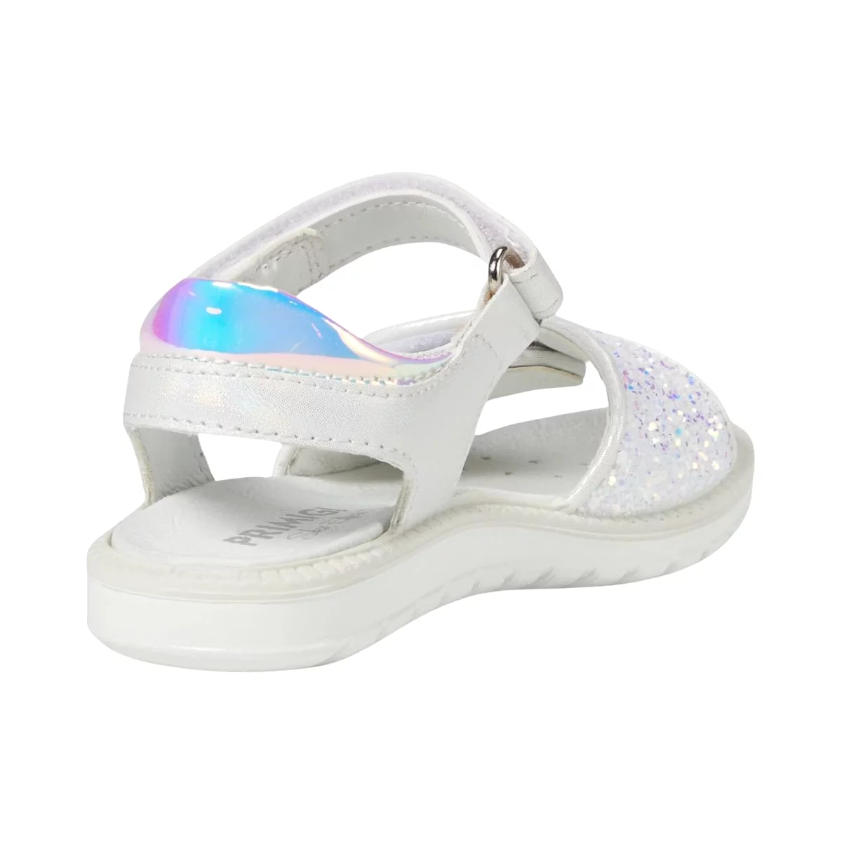 Primigi Girl's (Sizes 26-30) White Glitter Sandal