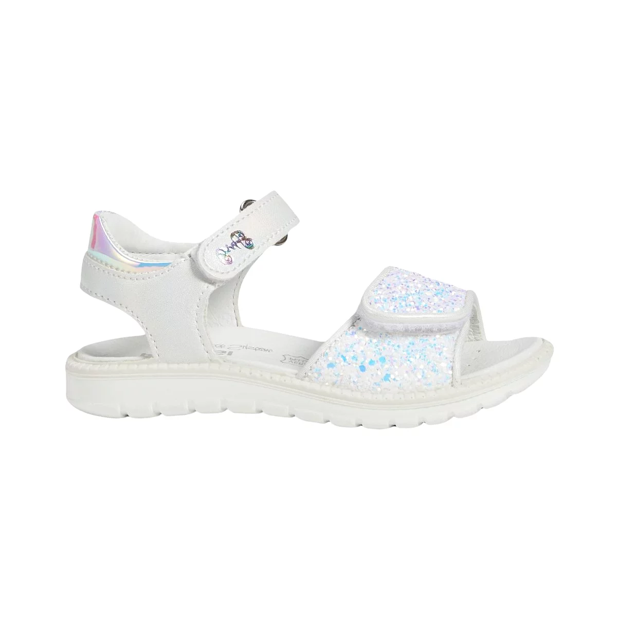 Primigi Girl's (Sizes 31-35) White Glitter Sandal