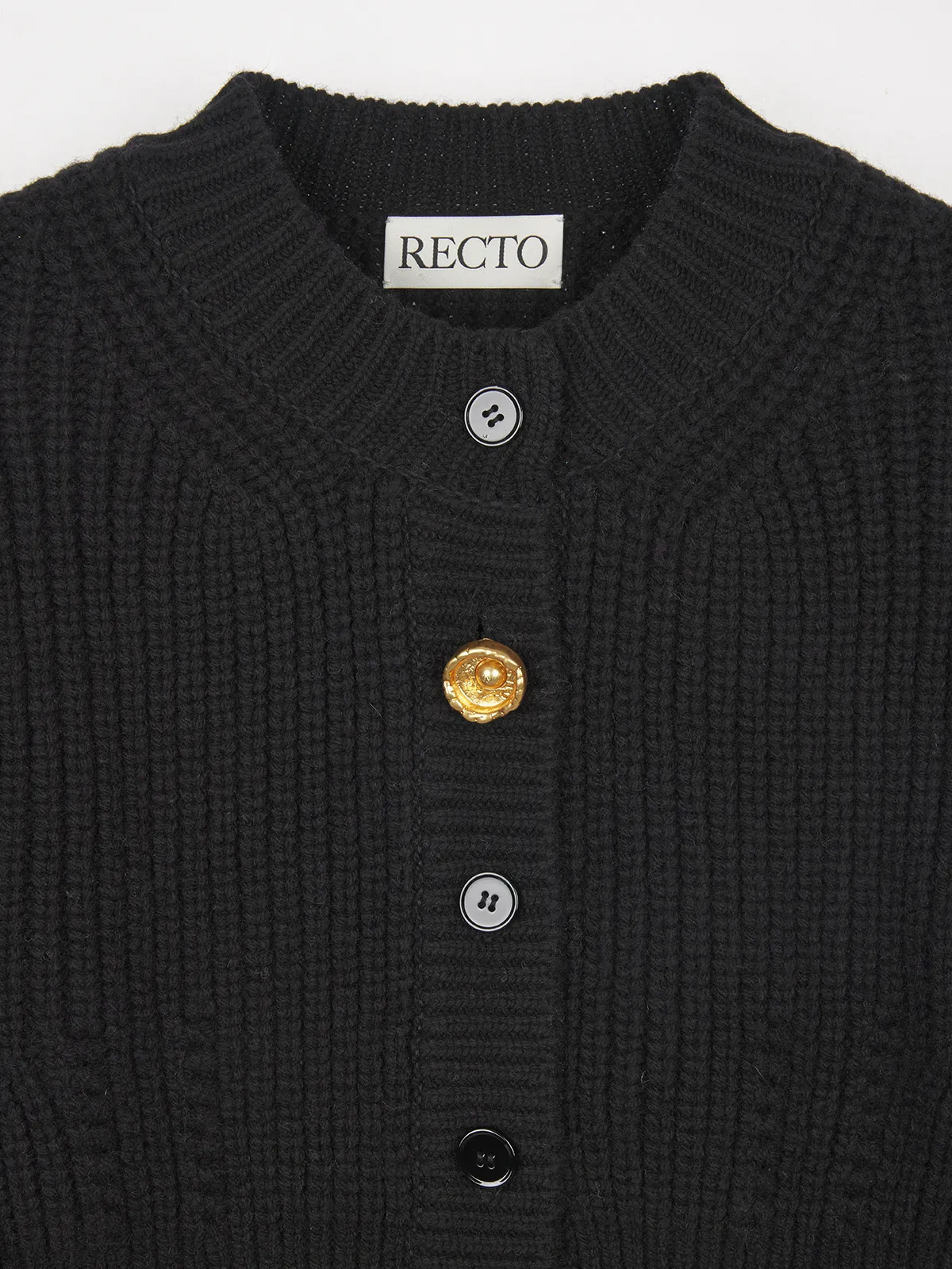 RECTO  |Wool Office Style Elegant Style Cardigans