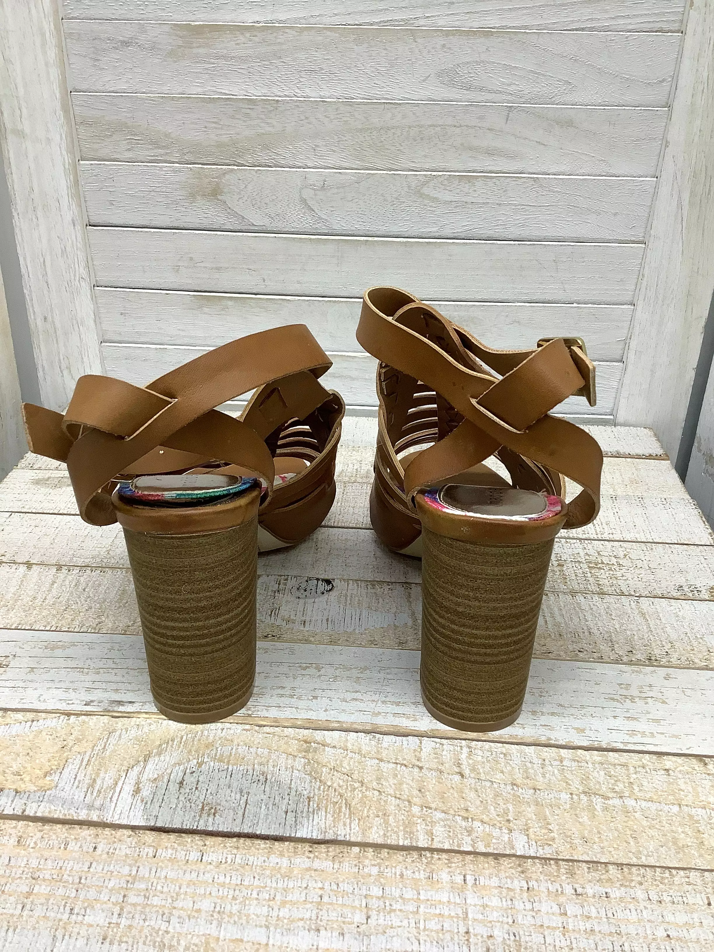 Sandals Heels Block By Madden Girl  Size: 7.5