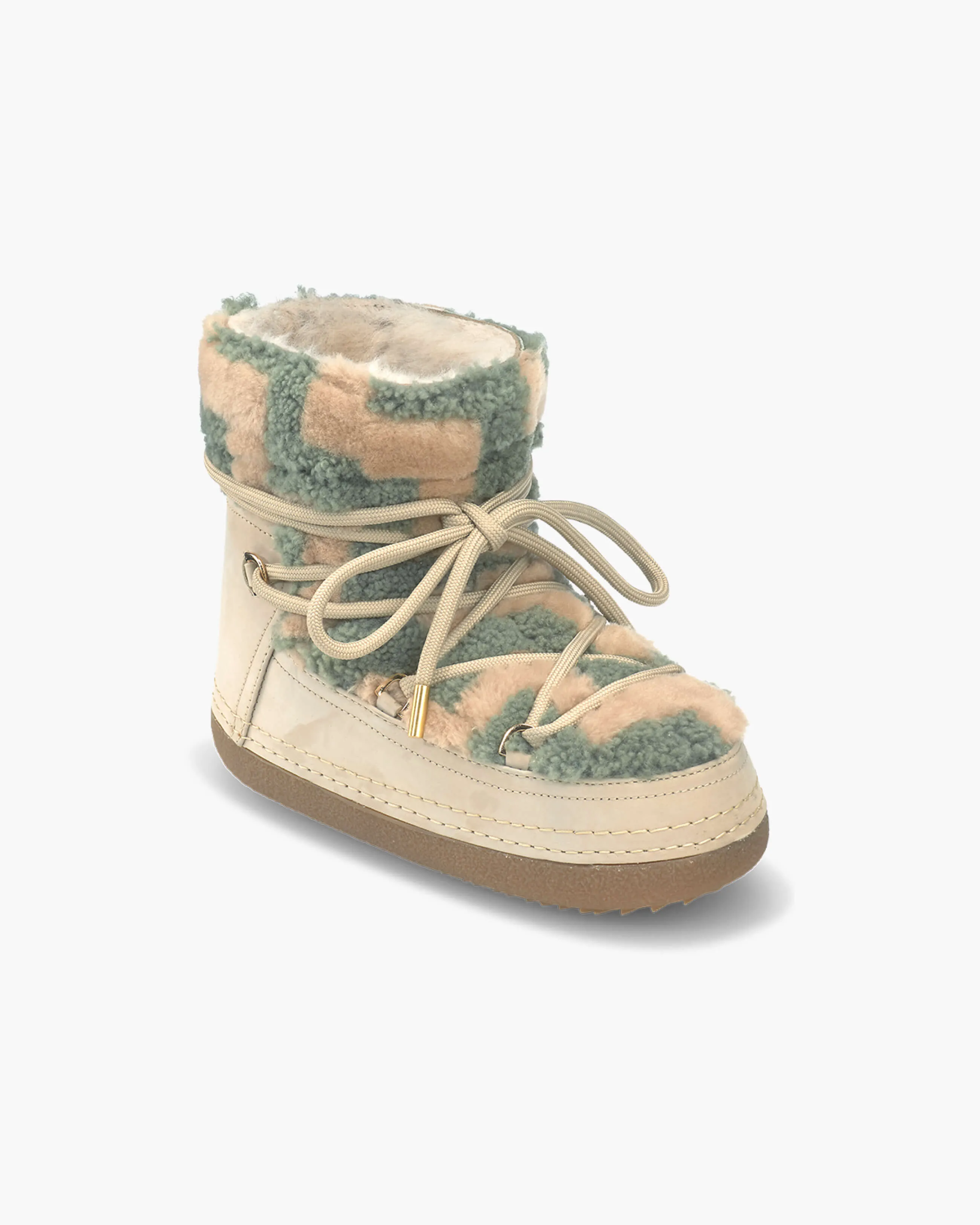  Shearling Zigzag Boot Green 