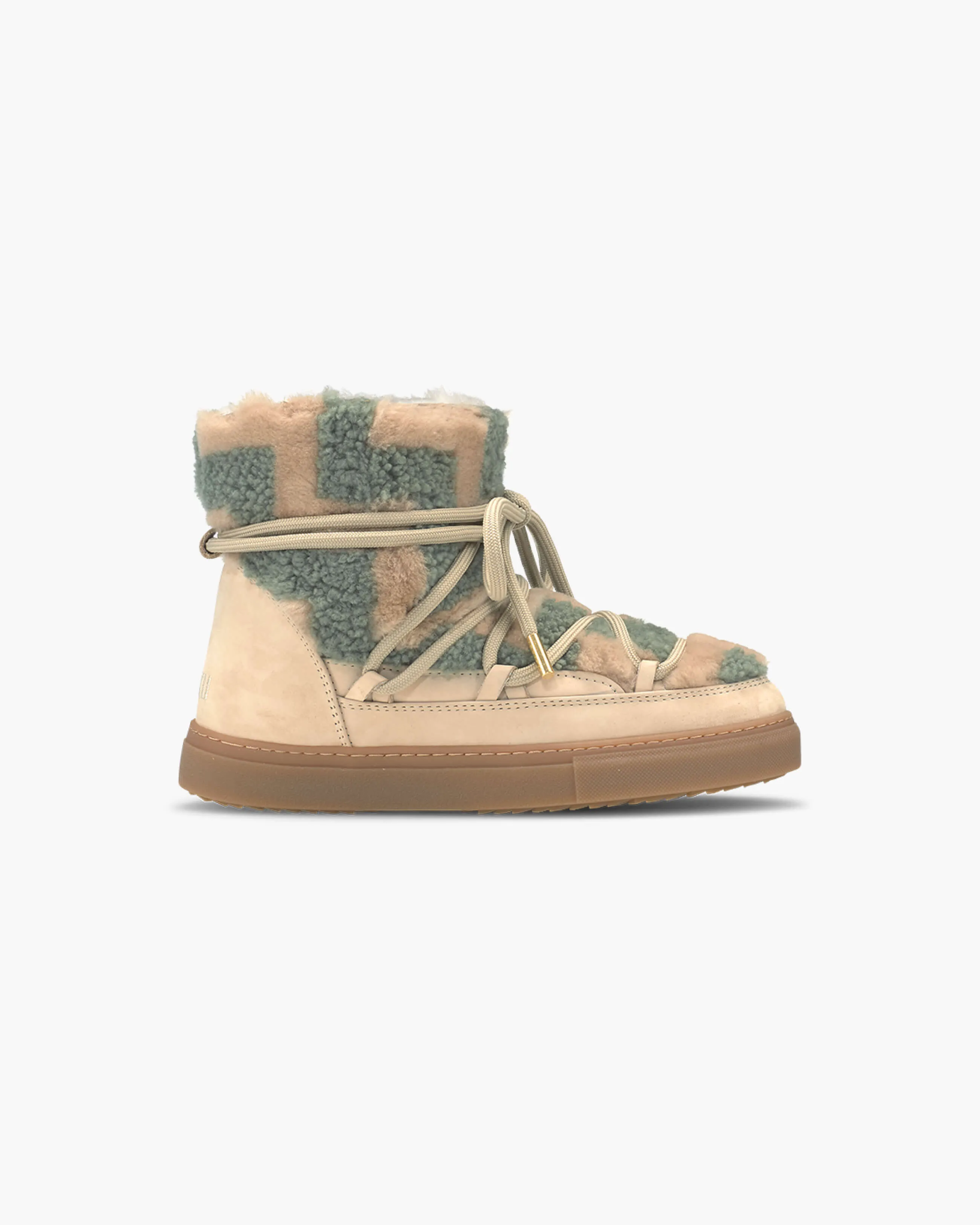  Shearling Zigzag Sneaker Green 