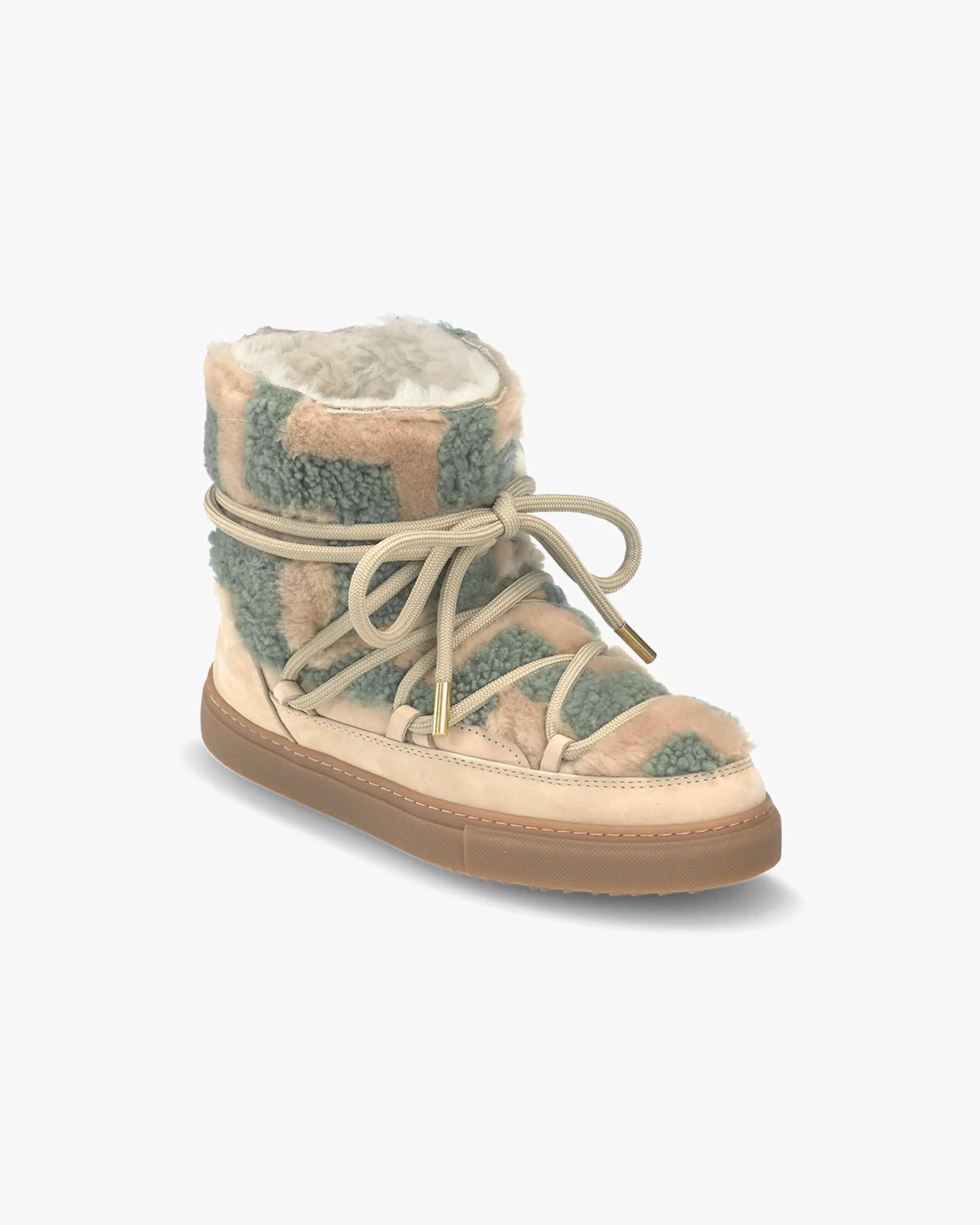  Shearling Zigzag Sneaker Green 