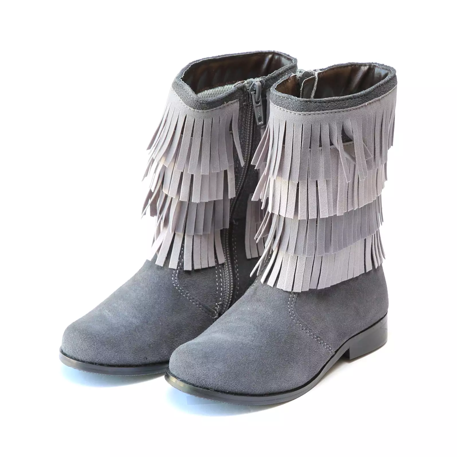 Sierra Leather Fringe Tall Boot