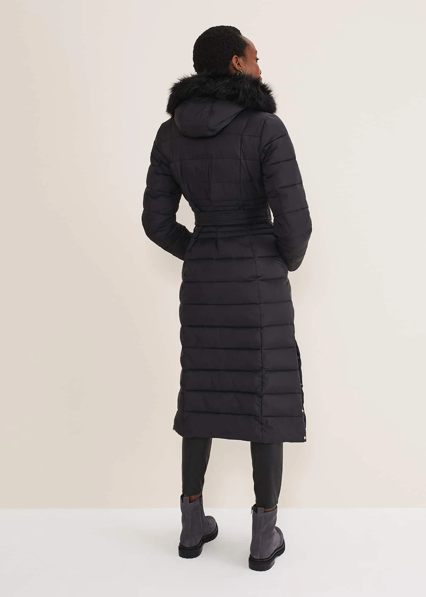 Sofie Waisted Maxi Puffer