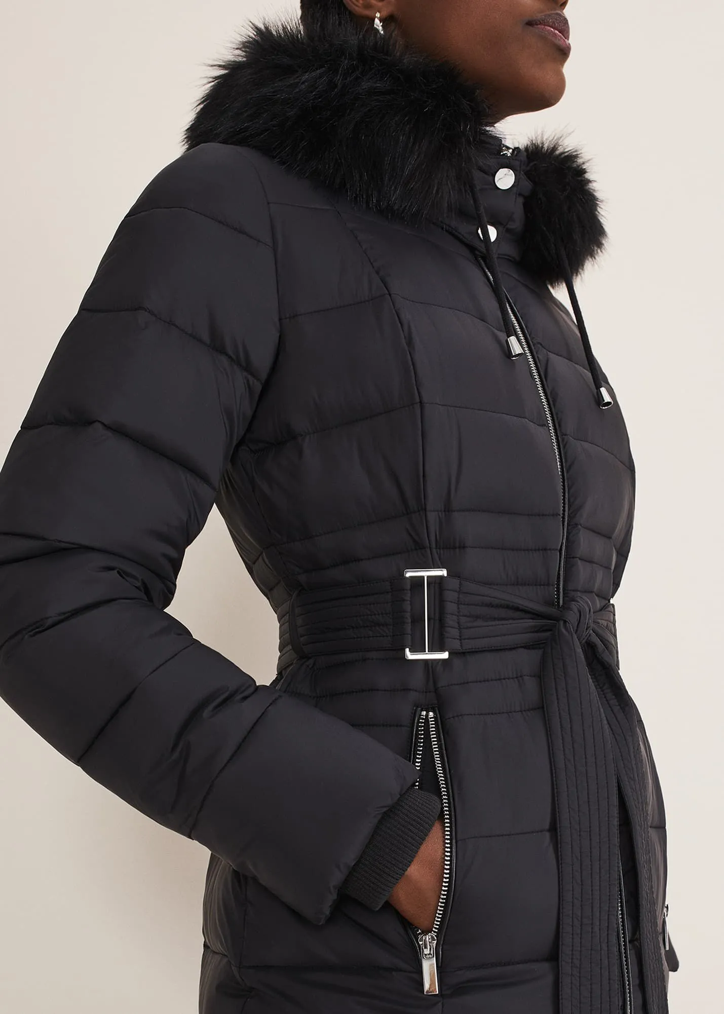 Sofie Waisted Maxi Puffer