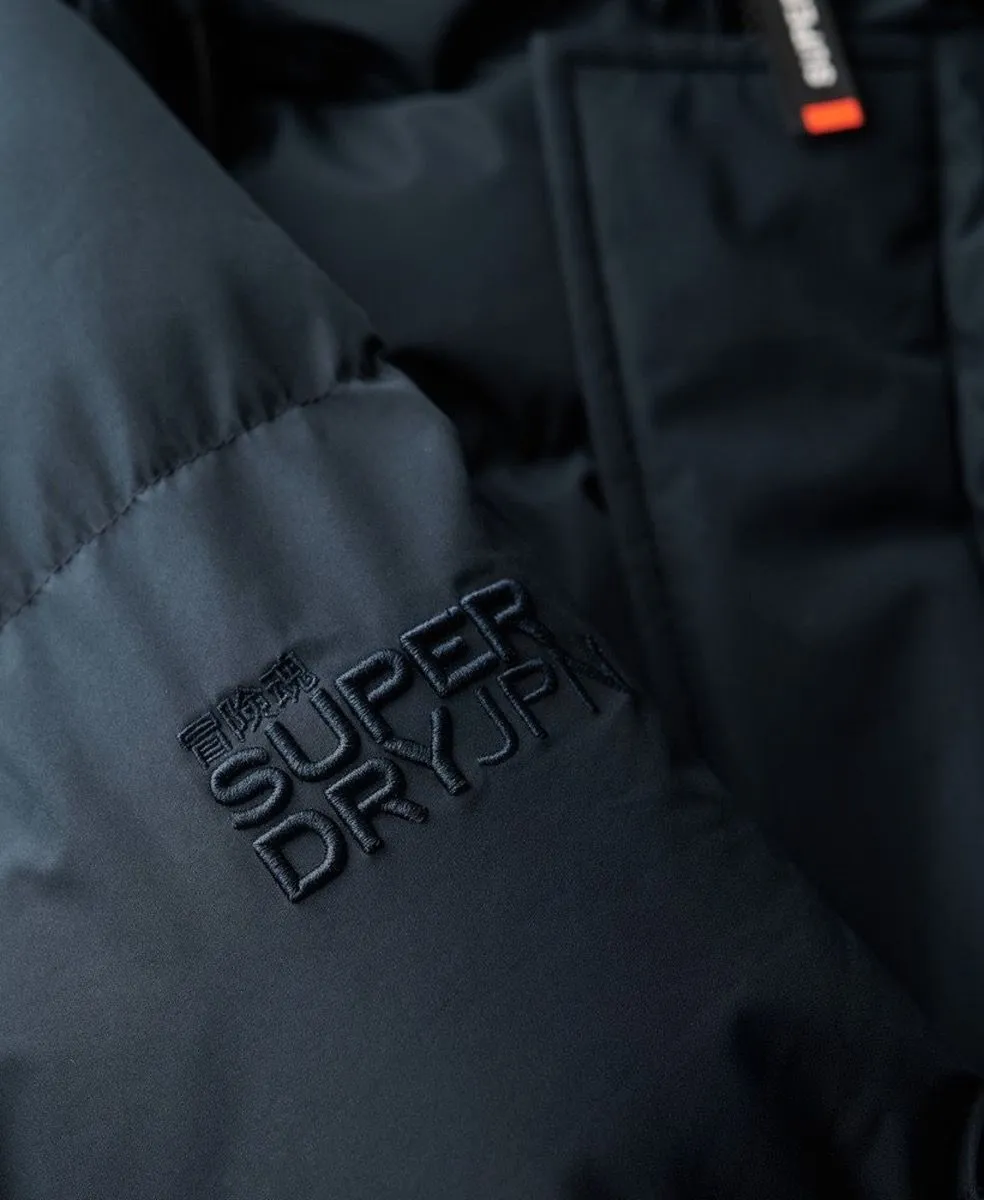 Superdry Hooded Sports Puffer Mid Jacket Eclipse Navy