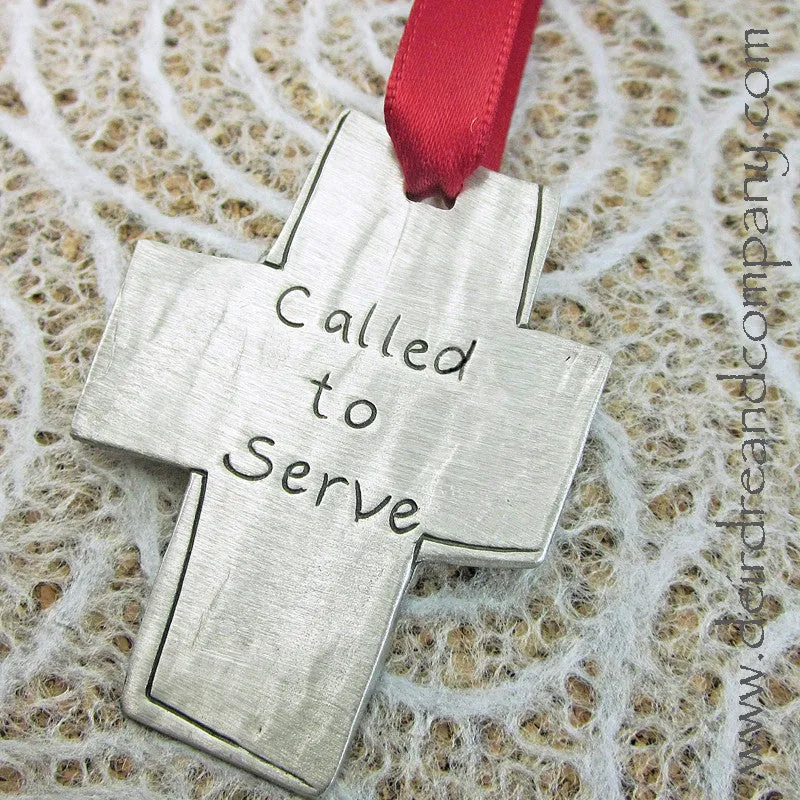 Ten 'Called to Serve' Pewter Ornaments