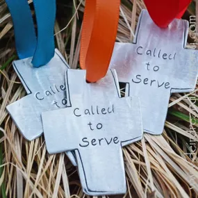 Ten 'Called to Serve' Pewter Ornaments