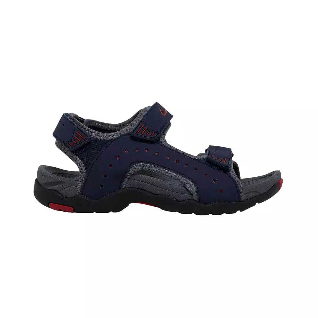 TERRY - NAVY/GREY/RED