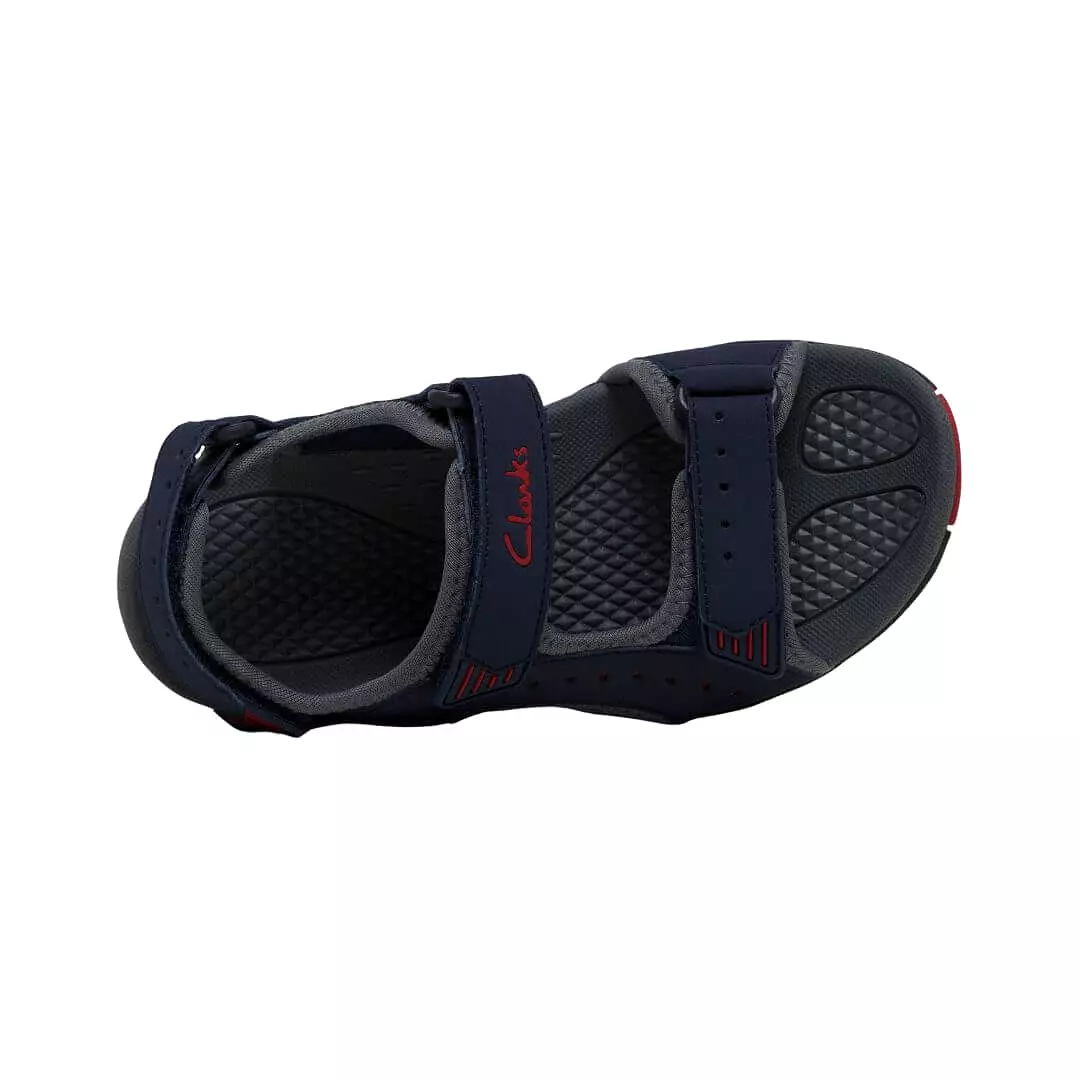 TERRY - NAVY/GREY/RED