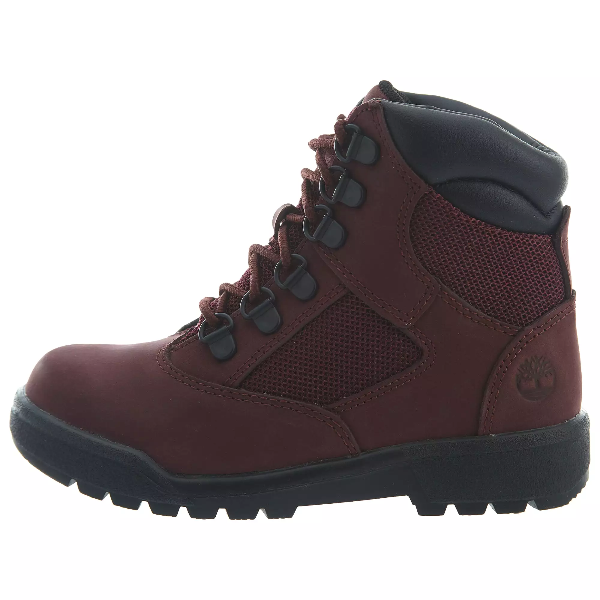 Timberland 6 Field Boots Little Kids Style : Tb0a1ato-Burgundy